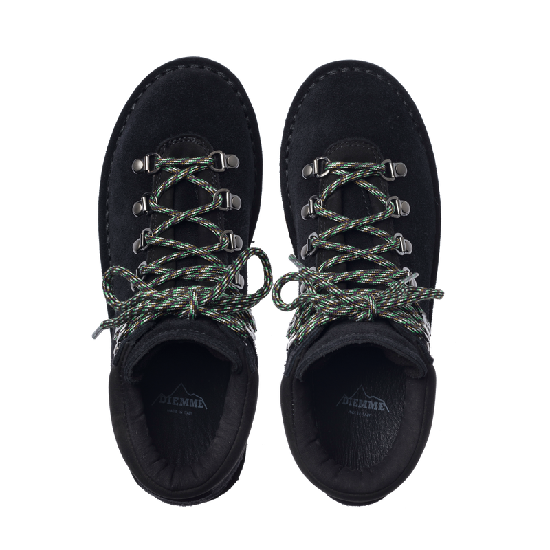 Roccia Vet Black Suede Shearling W